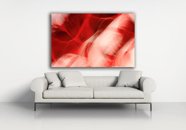 red abstract art, red photograph, abstract, art for interior, art for hospitality