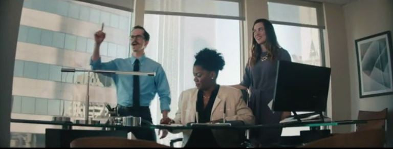 Art on American Express Commercial