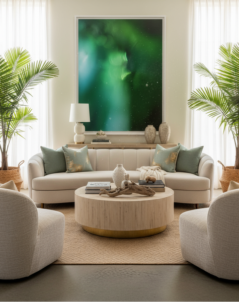 Shades of Green A2 abstract photograph