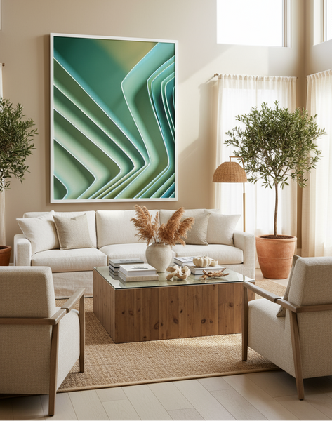 Geometric Love -Green 5