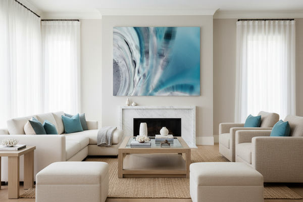 Aqua 4 abstract seascape