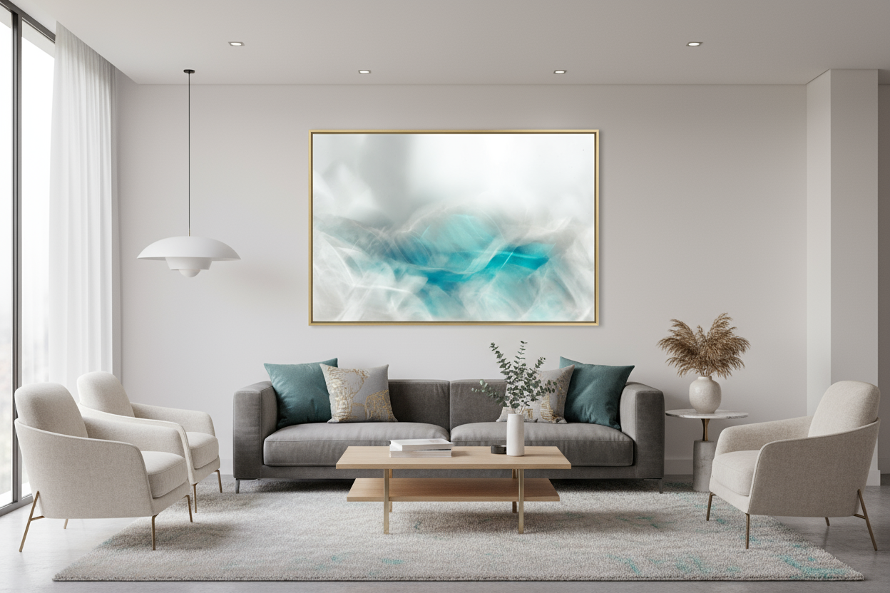 Abstraction Teal 2