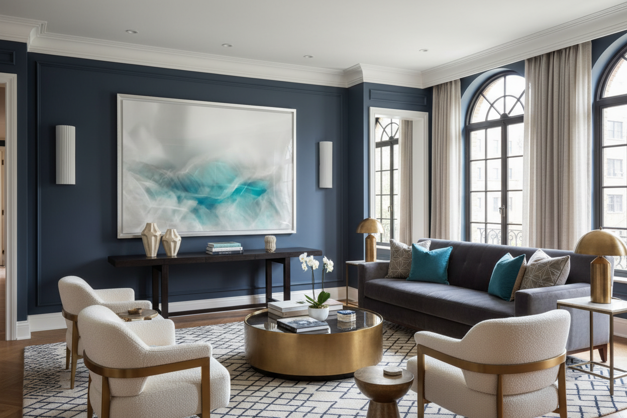 Abstraction Teal 2