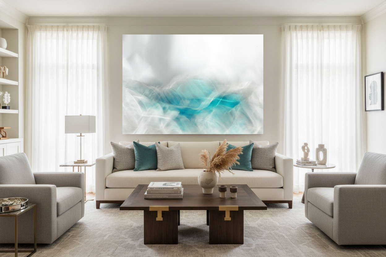 Abstraction Teal 2