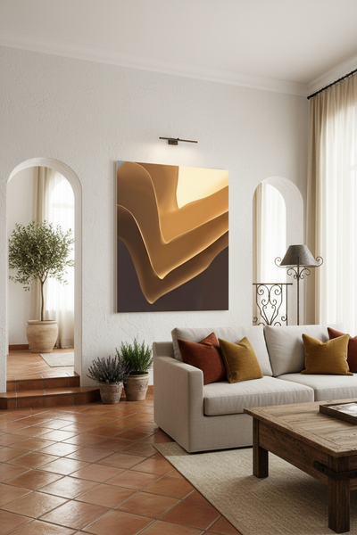 Geometric Love Brown 1