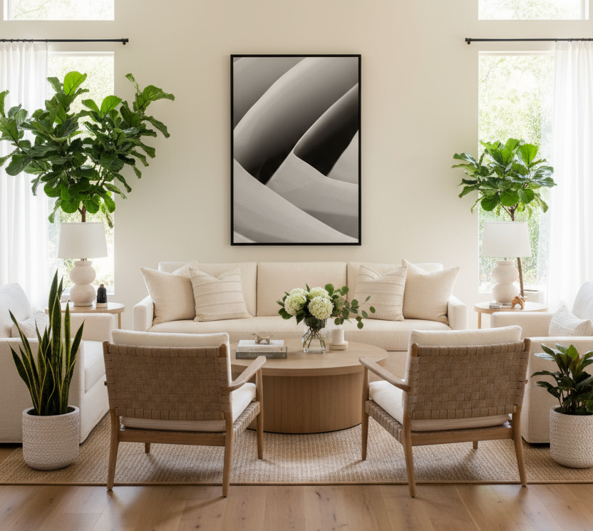Geometric Love 2 B&W