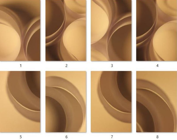 Dynamic Elements 7 beige gemetric abstract photography print for sale