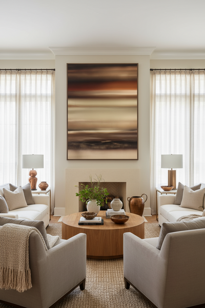 Brown M1 abstract photography print