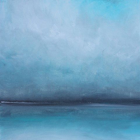 ocean, abstract turquoise painting