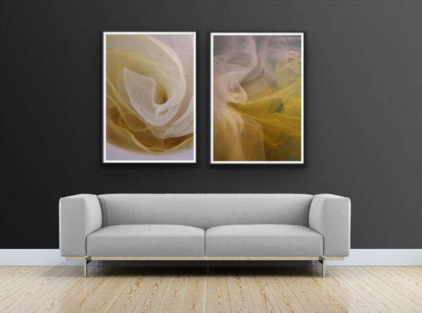 Abstract photography for sale, yellow photography print 