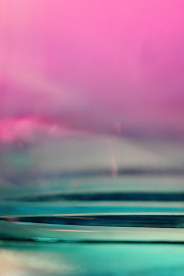 ethereal seascape, magenta, turquoise