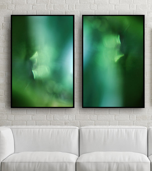 Shades of Green A2 abstract photograph