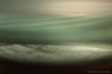 abstract seascape, photography print, green seascape, contemporary art, abstract photography, for sale