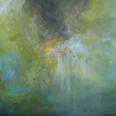 abstract painting for sale, green painting, ethereal art, heavenly art